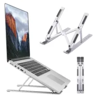 Adjustable & Foldable 10" to 17.5" 6 Angles Travel Laptop Stand (10810)