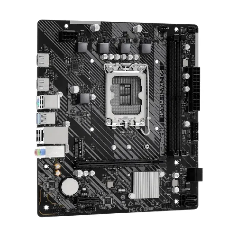 ASROCK H610M-H2/M.2 14th, 13th and 12th Gen mATX DDR5 Motherboard