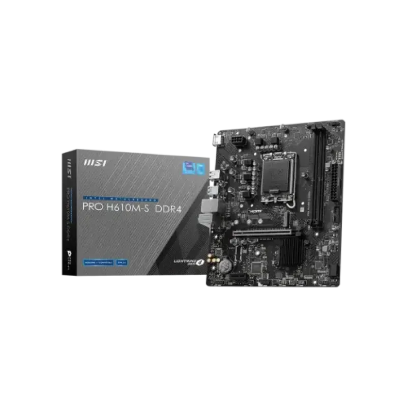 MSI PRO H610M-S DDR4 m-ATX Motherboard