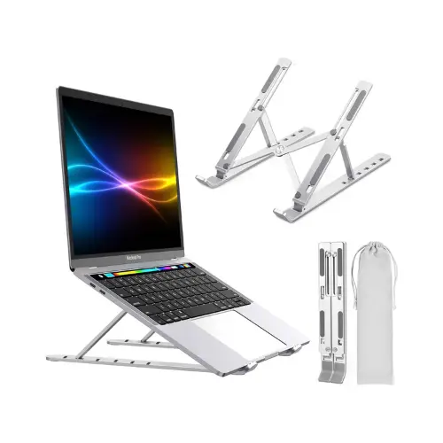 Laptop Stand Creative Golding Storage Bracket Adjustable Aluminum Alloy Foldable Stand for 10-17 inch Tablets Notebook Laptop